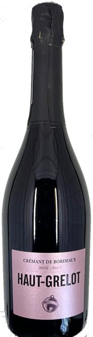 Haut-Grelot Crémant de Bordeaux Rosé bottle